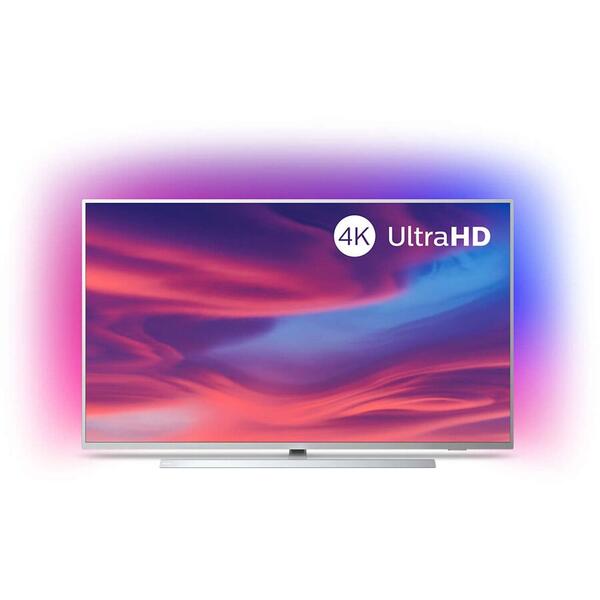 Televizor Philips 65PUS7304/12, Smart TV, 164 cm, 4K UHD, Argintiu