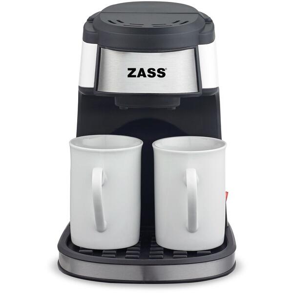 Cafetiera Zass ZCM 01, 450 W, 0.24 l, Alb / Negru