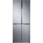 Side by side Samsung RF50K5920S8, 486 l, Clasa F, Full No Frost, Compresor Digital Inverter, All Around Cooling, Triple Cooling, Afisaj LED, Touch Control, Inox