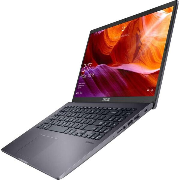 Laptop Asus A509FA-BQ369, Intel® Core™ i5-8265U pana la 3.9GHz, 15.6 inch, Full HD, 8GB, 256GB SSD M.2, Intel UHD Graphics 620, Free DOS, Slate Gray