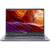 Laptop Asus X509FB, Intel® Core™ i3-8145U pana la 3.90 GHz, Whiskey Lake, 15.6 inch, Full HD, 4GB, 256GB SSD, NVIDIA GeForce MX110 2GB, Endless OS, Slate Gray