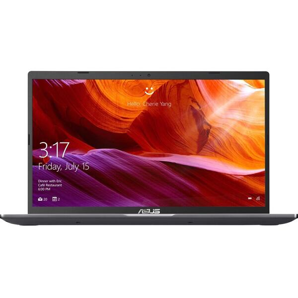 Laptop Asus X509FB, Intel® Core™ i3-8145U pana la 3.90 GHz, Whiskey Lake, 15.6 inch, Full HD, 4GB, 256GB SSD, NVIDIA GeForce MX110 2GB, Endless OS, Slate Gray