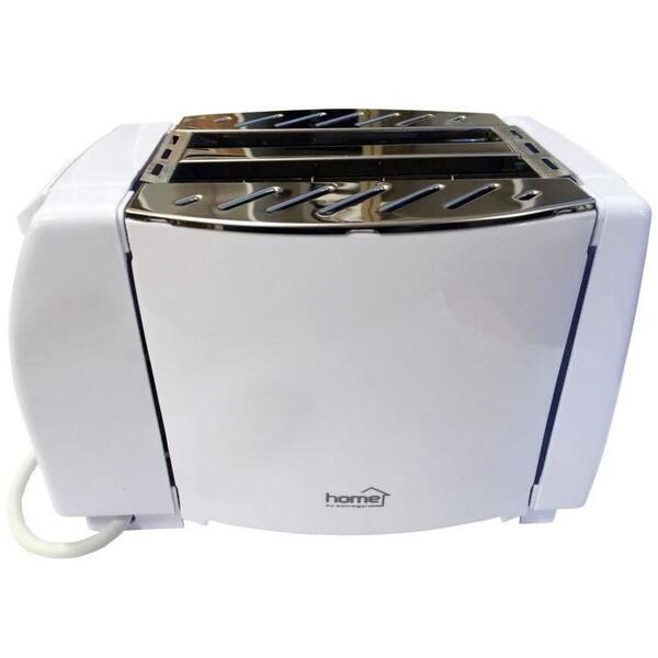 Toaster Home HG KP 01, 750 W, 2 felii, 7 nivele, Alb