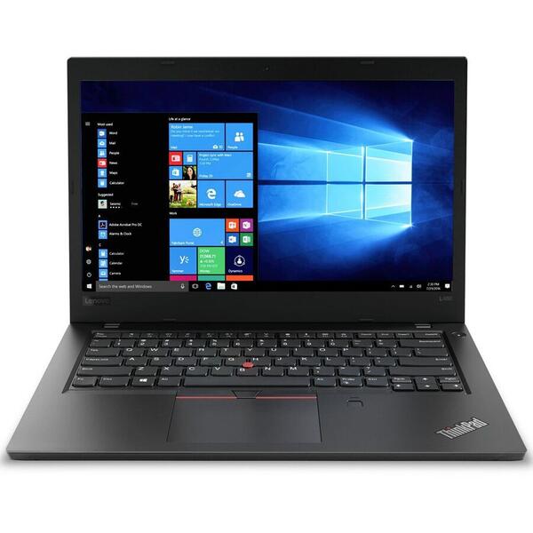 Laptop Lenovo ThinkPad L590, Intel® Core™ i5-8265U pana la 3.90 GHz, Whiskey Lake, 15.6 inch, Full HD, IPS, 8GB, 512GB SSD, Intel® UHD Graphics 620, Windows 10 Pro, Negru
