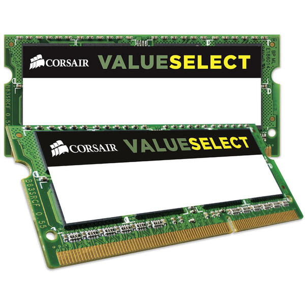 Memorie Corsair CMSO8GX3M2C1600C11, DDR3L, 8GB, 1600MHz, SODIMM Memory