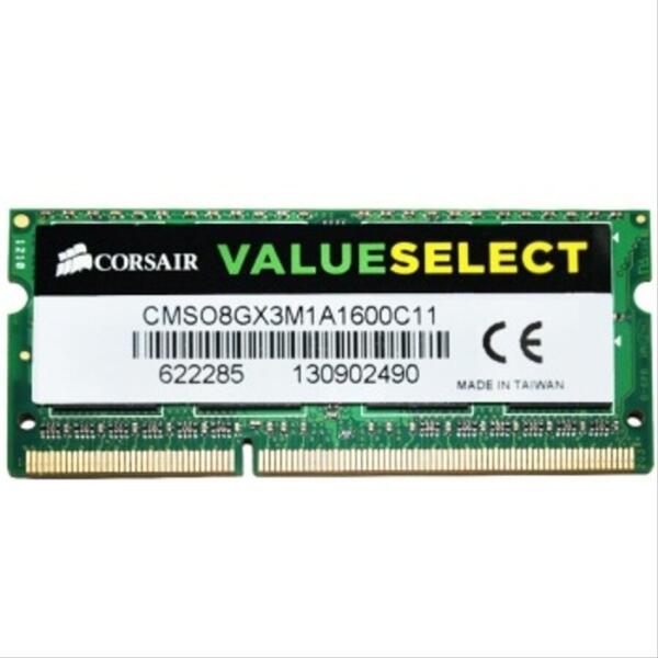 Memorie Corsair CMSO8GX3M1A1600C11, DDR3, 8GB, 1600MHz, SODIMM
