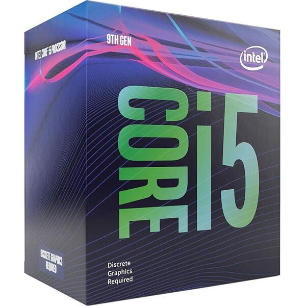 Procesor Intel Core Coffee Lake i5-9400F, 2.90GHz, 9MB, Socket 1151, fara grafica integrata, BX80684I59400F