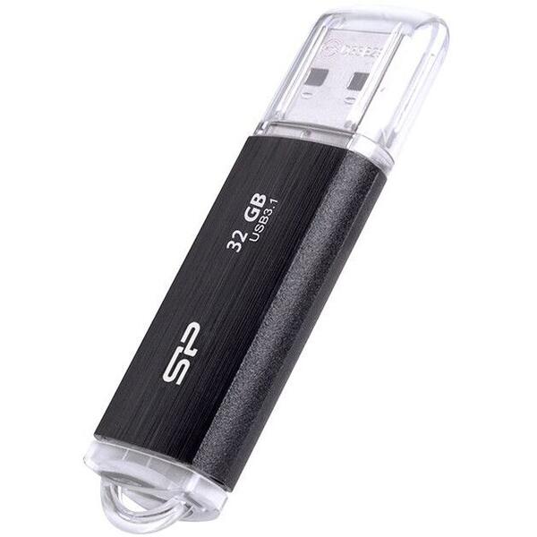 Memory stick Silicon Power SP032GBUF3B02V1K, Blaze B02, 32GB, USB 3.1, Negru