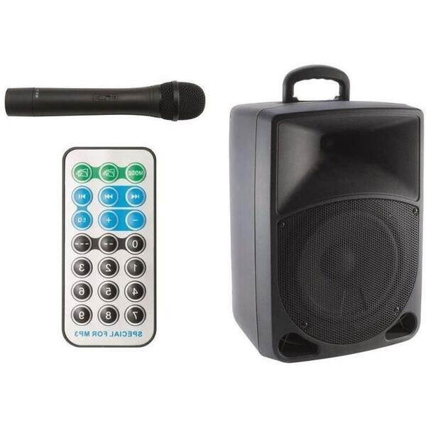 Boxa Portabila Activa Sal PAB 20A, Bluetooth, Radio FM, USB/SD/SDHC/MMC , Hi-Fi, Karaoke, Bass-Reflex