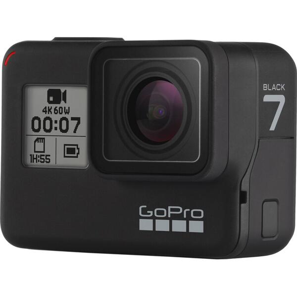 Camera video GoPro CHDHX-701-RW, HERO7, 4K, GPS, Negru