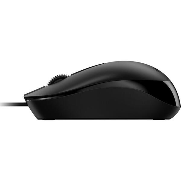 Kit tastatura + mouse Genius KM-160, Cu fir, USB, Negru