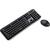 Kit tastatura + mouse Serioux SRX9900BK, Retro, Wireless, Negru