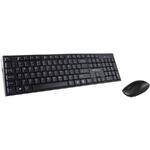 Kit tastatura + mouse Serioux NK9800WR, Wireless, Negru