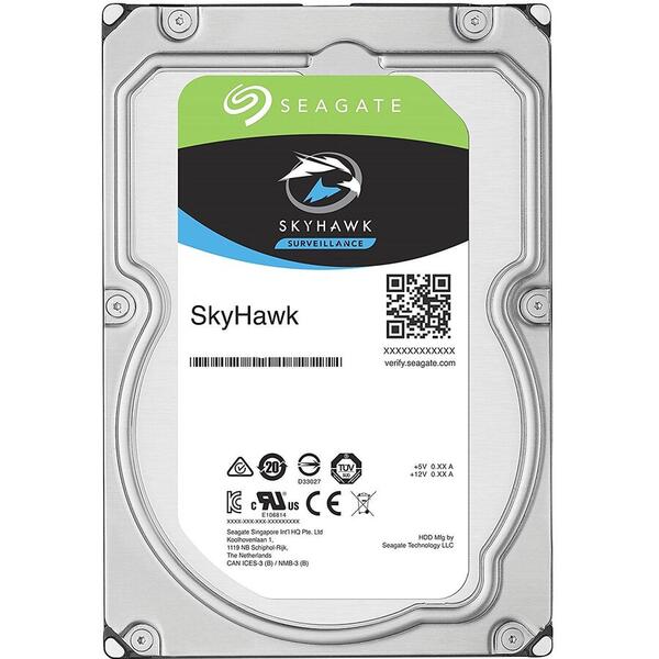 Hard Disk Seagate SkyHawk, 3.5 inch, 8TB, SATA3, 7200RPM, 256MB, ST8000VX004