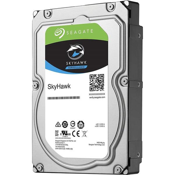 Hard Disk Seagate SkyHawk, 3.5 inch, 8TB, SATA3, 7200RPM, 256MB, ST8000VX004