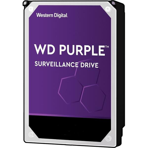 Hard Disk Western Digital WD82PURZ, 3.5 inch, 8TB, SATA3, 5400RPM, 256MB, Purple