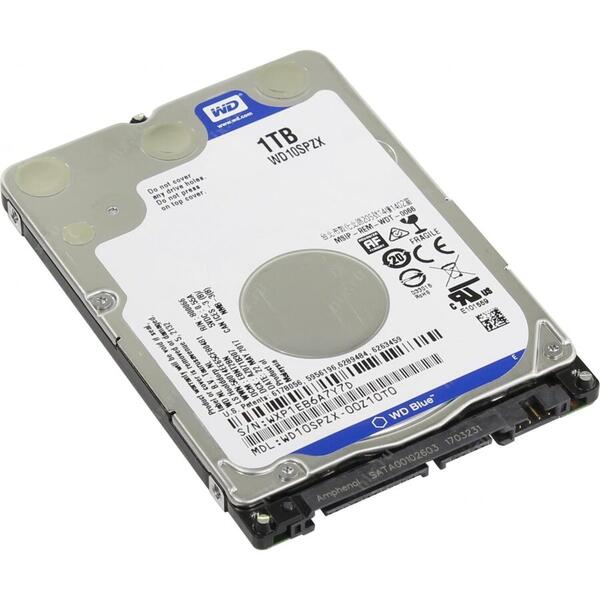 Hard Disk Western Digital WD10SPZX, 2.5 inch, 1TB, SATA3, 5400RPM, 128MB, Blue
