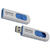 Memory stick Adata AC008-16G-RWE, 16GB, USB2.0, Alb / Albastru