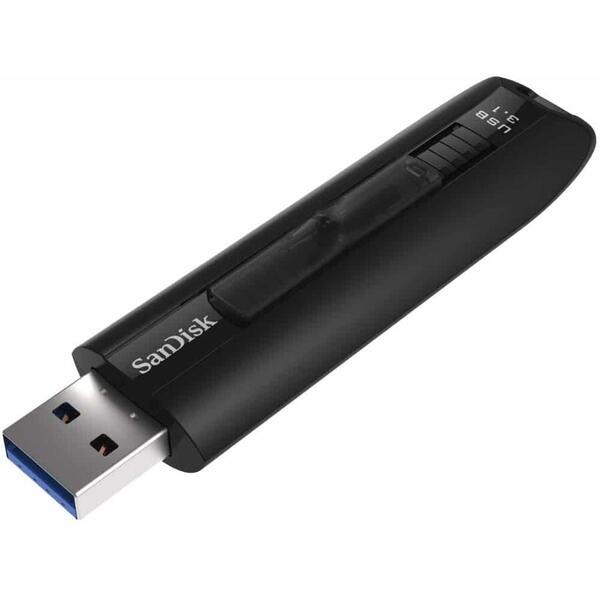Memory stick SanDisk SDCZ800-128G-G46, Extreme Go, 128 GB USB 3.0, Negru