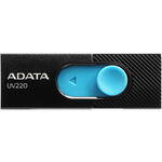 Memory stick Adata UV220 AUV220-64G-RBKBL, 64 GB, USB 2.0, Black/Blue