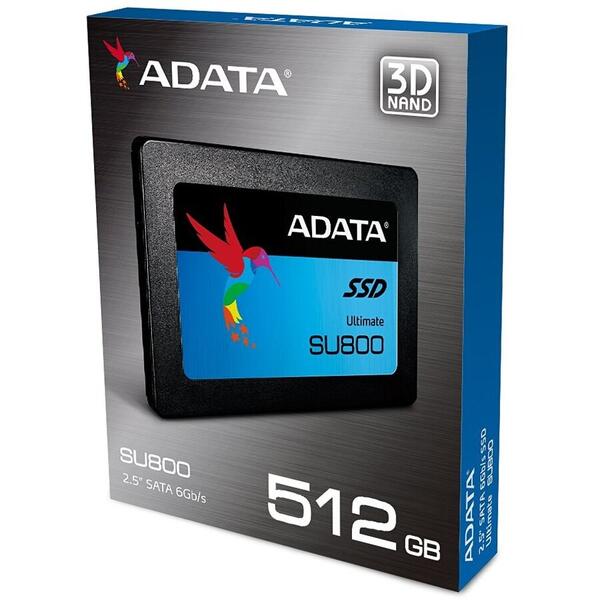 SSD Adata ASU800SS-512GT-C Ultimate SU800, 512GB, 2.5 inch, SATA III