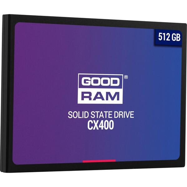 SSD GoodRam CX400, 512 GB, 2.5 inch, SATA III, SSDPR-CX400-512