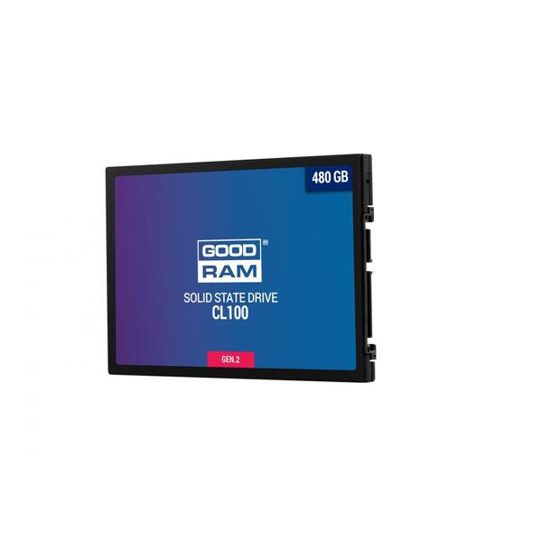 SSD GoodRam CL100, 480GB, 2.5 inch, SATA III, SSDPR-CL100-480-G2