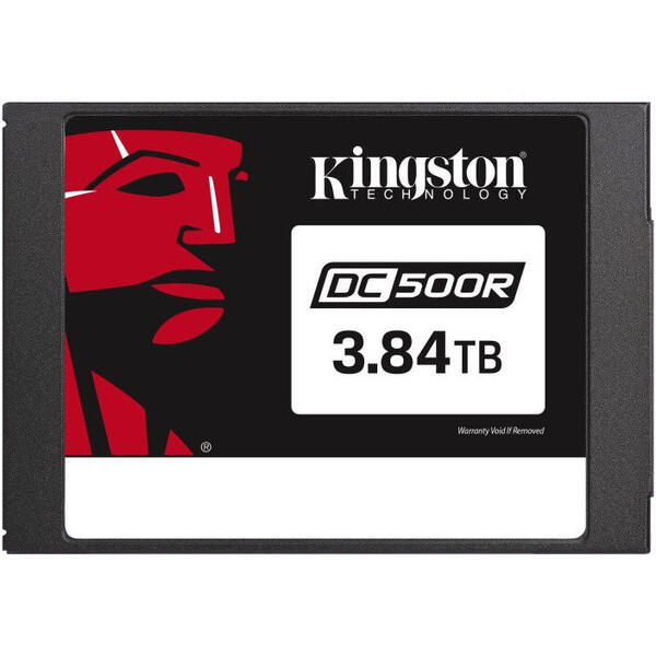 SSD Kingston SEDC500R/3840G, DC500R, 2.5 inch, 3840GB, SATA 3.0 (6GB/s), 555MBs/520MBs