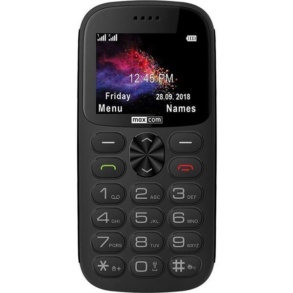 Telefon mobil Maxcom MM471 Single SIM, 2G, 2.2 inch + Stand incarcare, Gri