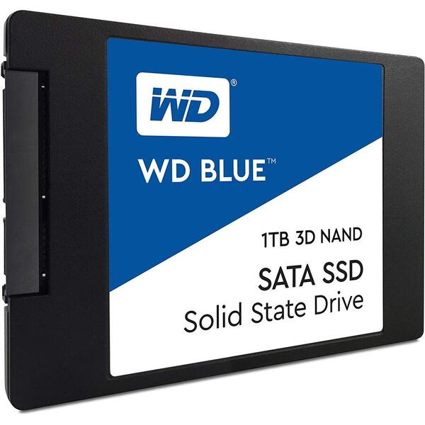 SSD Western Digital WD Blue, 1 TB, 2.5 inch, SATA III, WDS100T2B0A