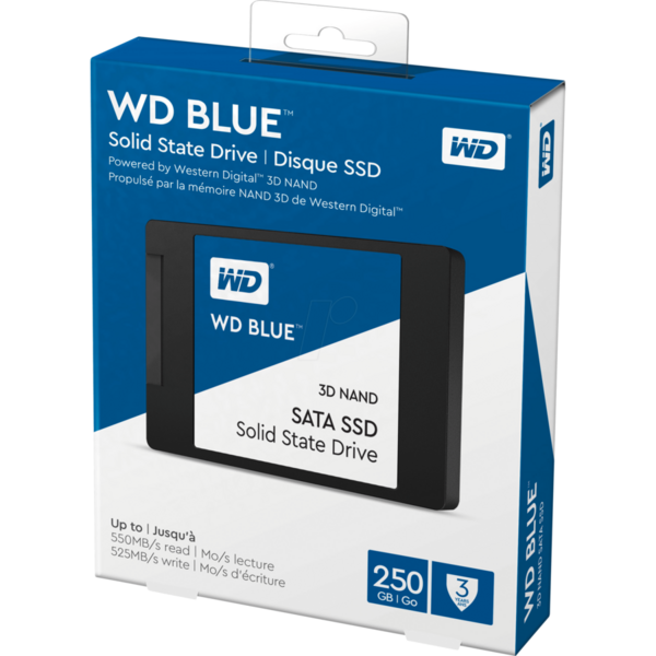 SSD Western Digital Blue, 250 GB, 2.5 inch, SATA III, WDS250G2B0A