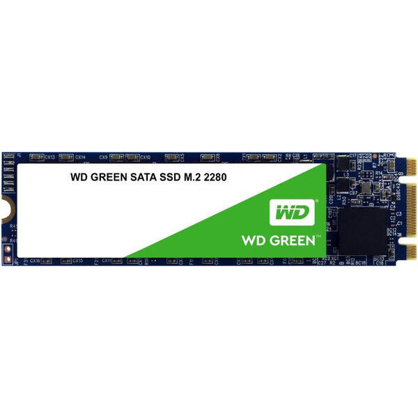 SSD Western Digital WDS480G2G0B, 480GB,  Green, SATA3, 6 Gb/s, M.2