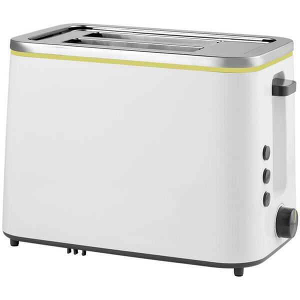 Toaster Beko TAM4321W, 800W, 3 functii, 7 trepte de prajire, Alb