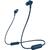 Casti Sony WIXB400L, Bluetooth, Extra Bass, 15 ore autonomie, Microfon, Albastru