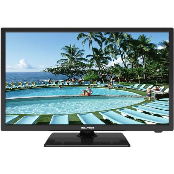 Televizor Mega Vision MV24HD703, LED, HD, 60 cm, Negru