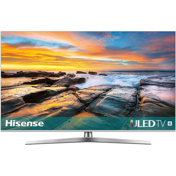 Televizor Hisense H55U7B, ULED, Smart, Ultra HD 4K, 139 cm, Argintiu