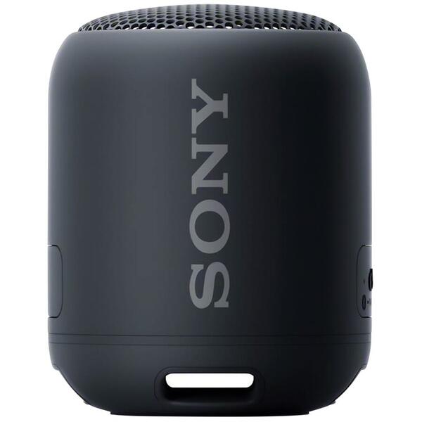 Boxa portabila Sony SRS-XB12B, Extra Bass, IP67, Bluetooth, Autonomie 16 ore, Negru