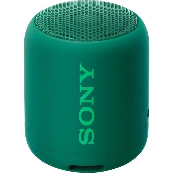 Boxa portabila Sony SRS-XB12G, Extra Bass, IP67, Bluetooth, Autonomie 16 ore, Verde