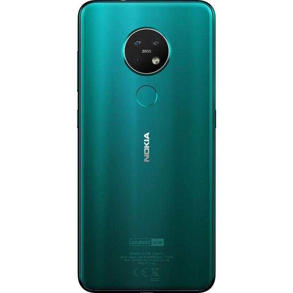 Telefon mobil Nokia 7.2, 6830AA002419, Dual SIM, 128GB, 6GB, RAM Green