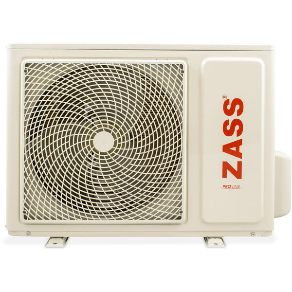 Aparat de aer conditionat Zass ZAC 12 PL, 12000 BTU, Functie de curatare automata, Display, Alb