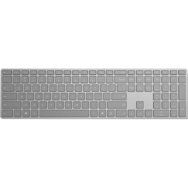 Tastatura Microsoft WS2-00021, Argintiu