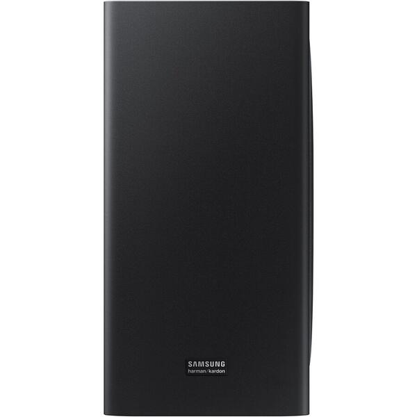 Sistem home cinema Soundbar Samsung HW-Q80R, 5.1.2, 372W, Wireless, UHQ, Dolby Atmos, DTS:X, Negru