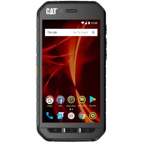 Telefon mobil Caterpillar CAT S41, Dual SIM, 32 GB, 4G, Negru + Boxa Hama