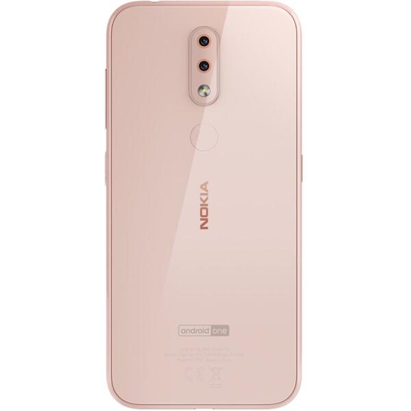 Telefon mobil Nokia 4.2, Dual SIM, 32 GB, 4G, Pink Sand