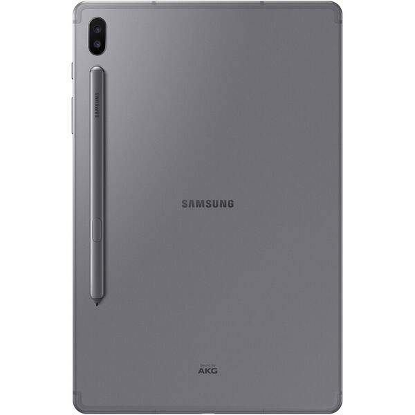 Tableta Samsung Galaxy Tab S6, Octa-Core, 10.5 inch, 6 GB RAM, 128 GB, 4G, Gri