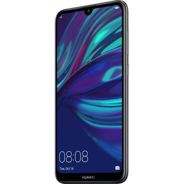 Telefon mobil Huawei Y7 2019, Dual SIM, 32 GB, 4G, Midnight Black