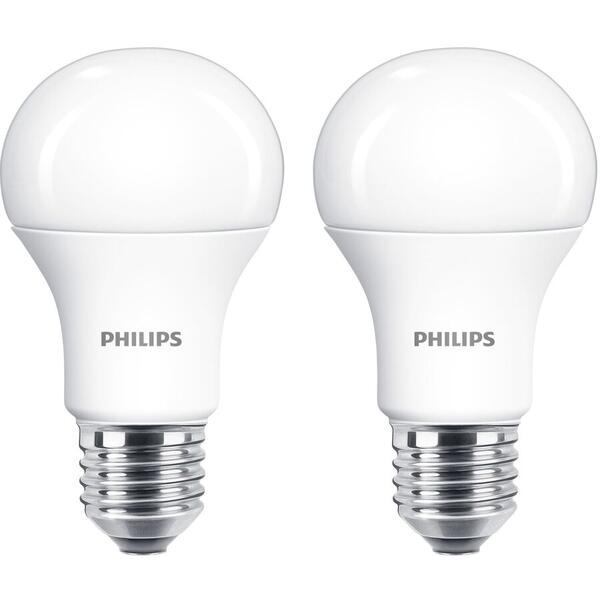 Bec Philips 8718696813751, Set 2 buc, LED, 10 W, 230 V, A+