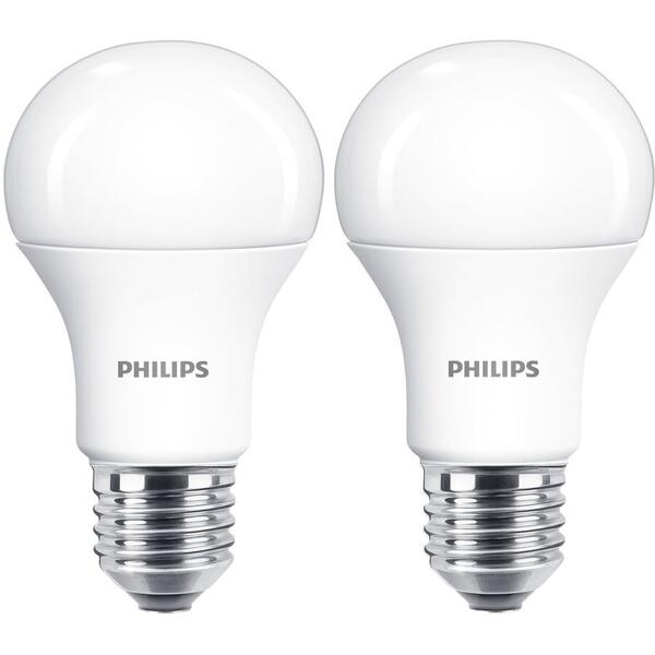 Bec Philips 8718696813737, Set 2 buc, LED, 12.5W, 230V, A+