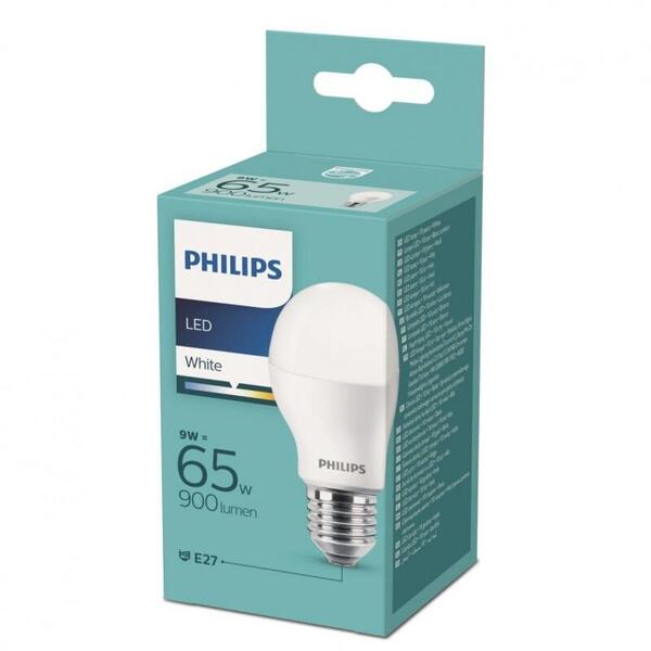 Bec Philips 8718699630584, LED, 9W (65W), E27, Lumina calda, Temperatura culoare 3000K