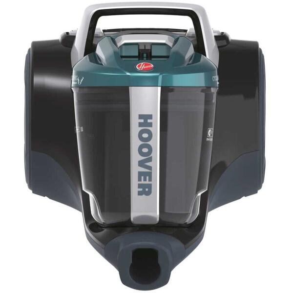 Aspirator Hoover BR22PAR 011, 700 W, Sistem filtrare lavabil, Capacitate rezervor 2 L, Verde/Negru
